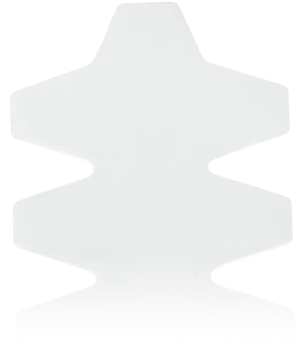 Toothed Padel Racket Protector in Transparent Transparent