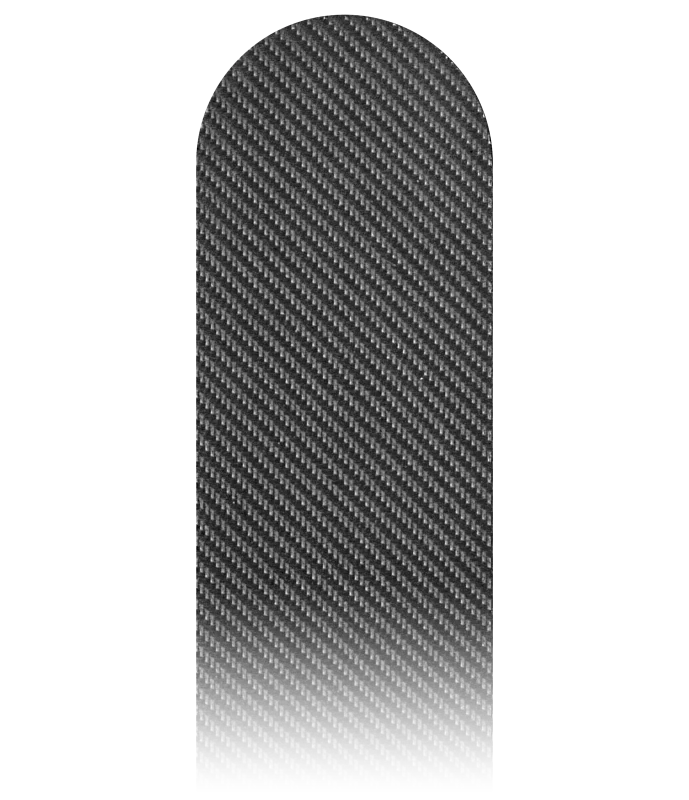 Edge Only Frame Protector in Carbon Fibre Black