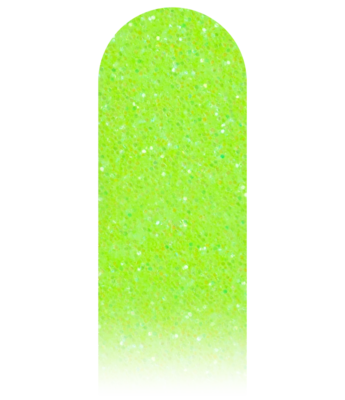 Edge Only Frame Protector in Glitter Neon Lime Yellow
