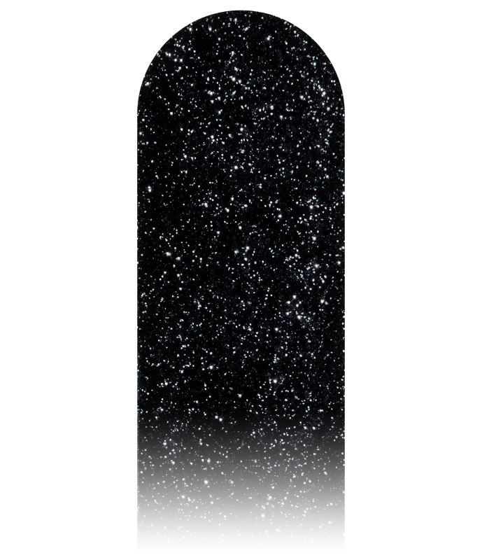 Edge Only Frame Protector in Glitter Black