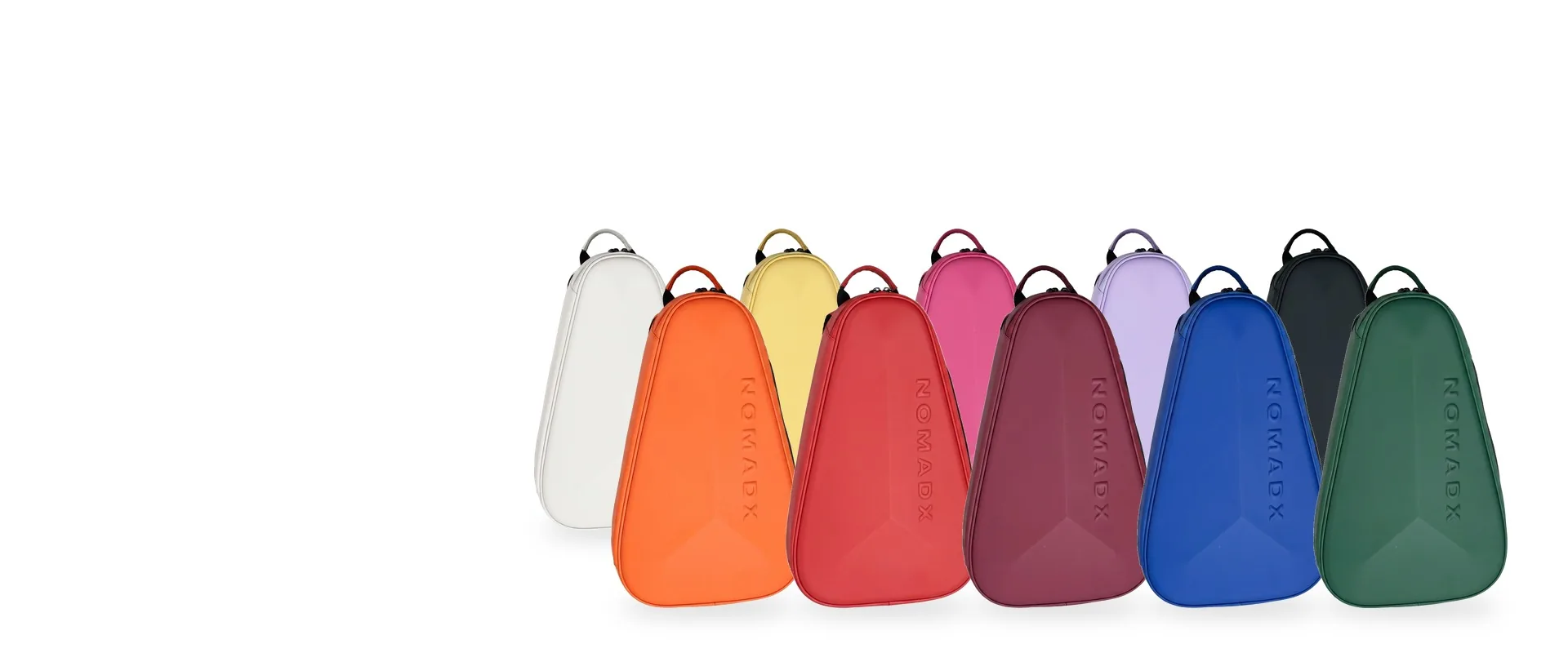 The NomadX Hardshell Padel Backpack range in ten colours