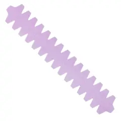 NomadX Toothed padel racket edge protector in Glitter Baby Pink, unpackaged, diagonal view