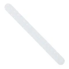 NomadX Round Edge Only padel racket protector in Cat Eye White, unpackaged, diagonal view