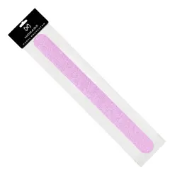 NomadX Round Edge Only Padel Racket Protector in Glitter Baby Pink, in retail packaging