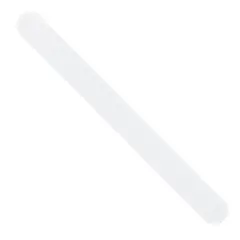 NomadX Round Edge Only padel racket protector in Transparent, unpackaged, diagonal view