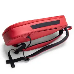 NomadX Hardshell Padel Backpack in Cherry Red, side profile, second view