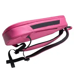 NomadX Hardshell Padel Backpack in Hot Pink, side profile, second view