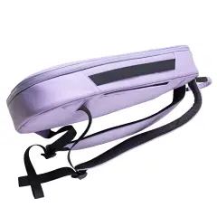 NomadX Hardshell Padel Backpack in Lilac Purple, side profile, second view