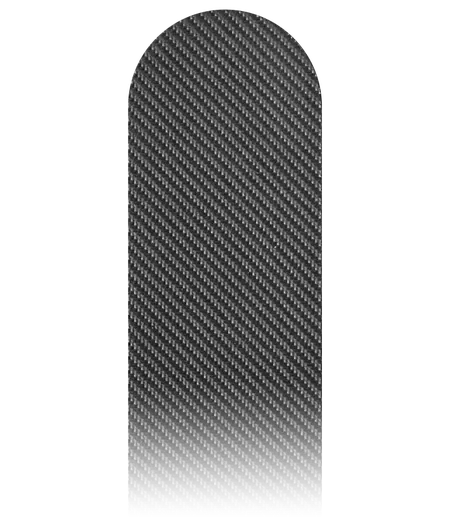 NomadX Round Edge Only, Carbon Fibre Black