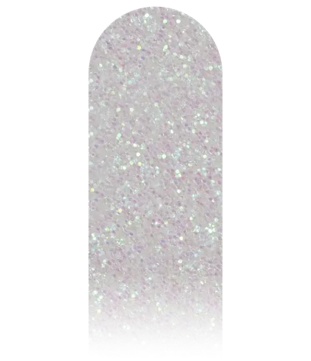 NomadX Round Edge Only, Glitter Silver Grey
